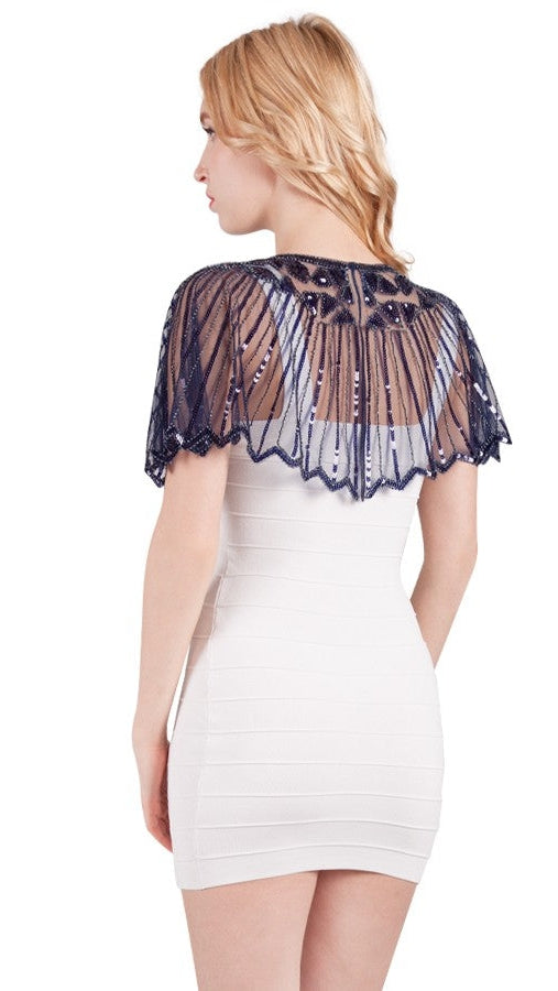 Miss Anne 13378 Beaded Cape