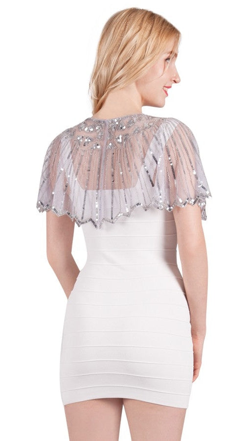 Miss Anne 13378 Beaded Cape