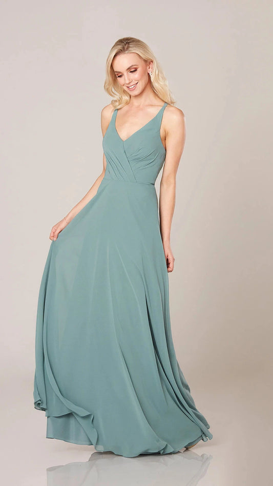 Chiffon Bridesmaid Dress 9314