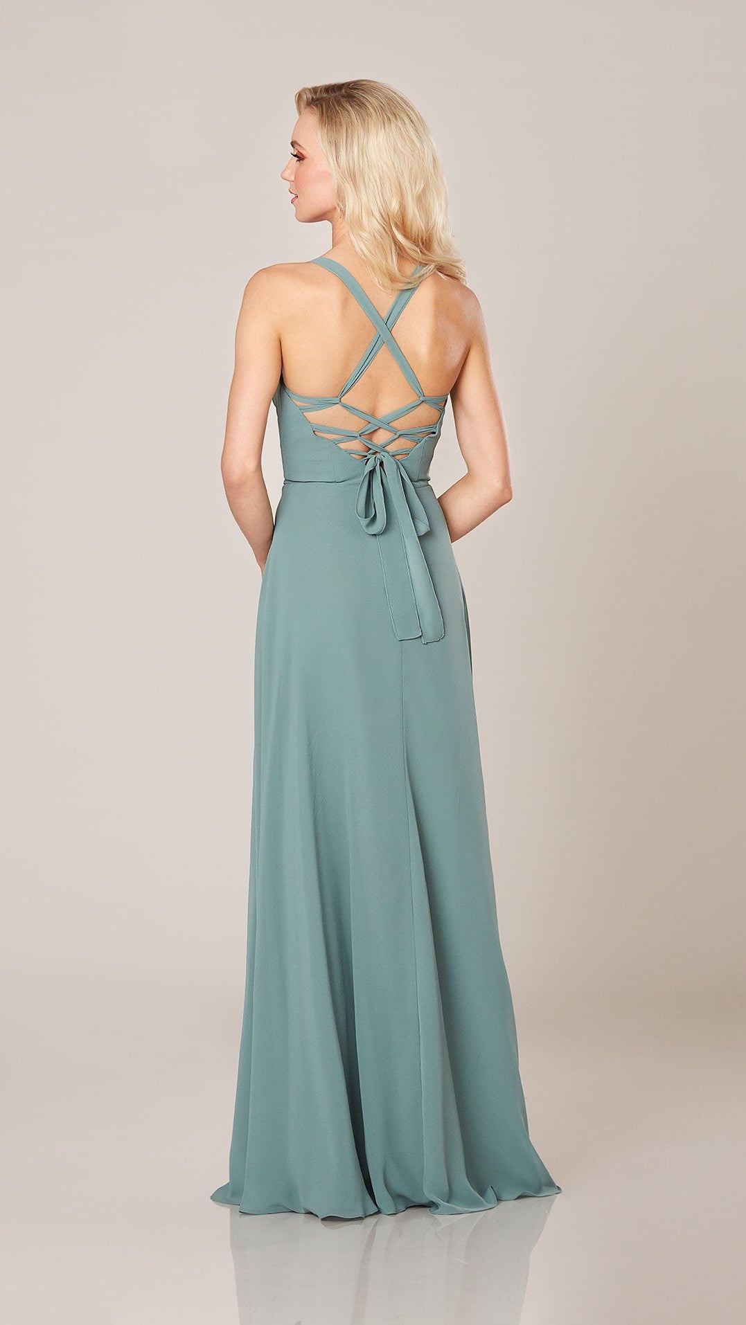 Chiffon Bridesmaid Dress 9314