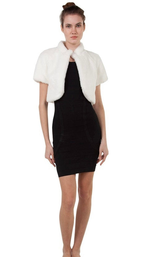 Miss Anne 13504 Short Sleeve Fur