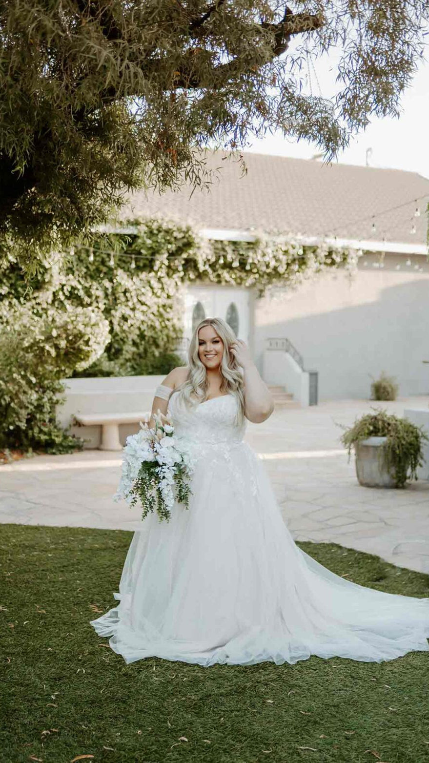 Stella York 7509 A-Line Off The Shoulder Wedding Dress