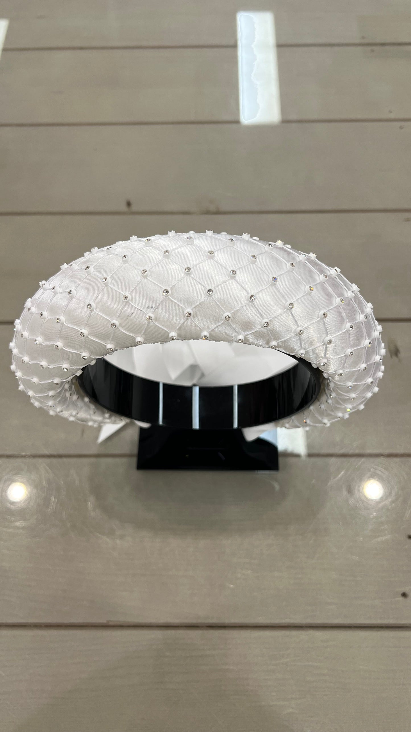 White Bridal Headband