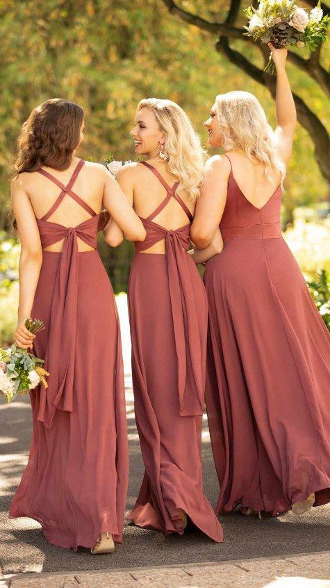 Sorella Vita Satin and Chiffon Bridesmaid Dress with Tie Feature 9318 South Coast Brides Sorella Vita Satin and Chiffon Bridesmaid Dress with Tie Feature 9318 South Coast Brides