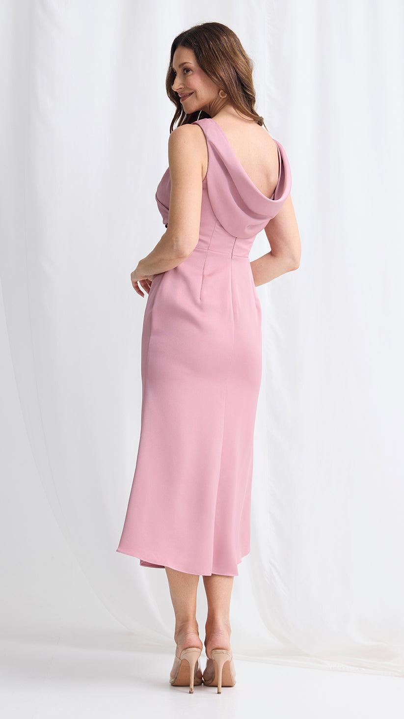 Trellis Lane Alison Satin Midi