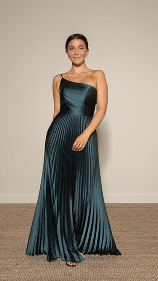 Pleated Skirt 9818 Bridesmaid Dress