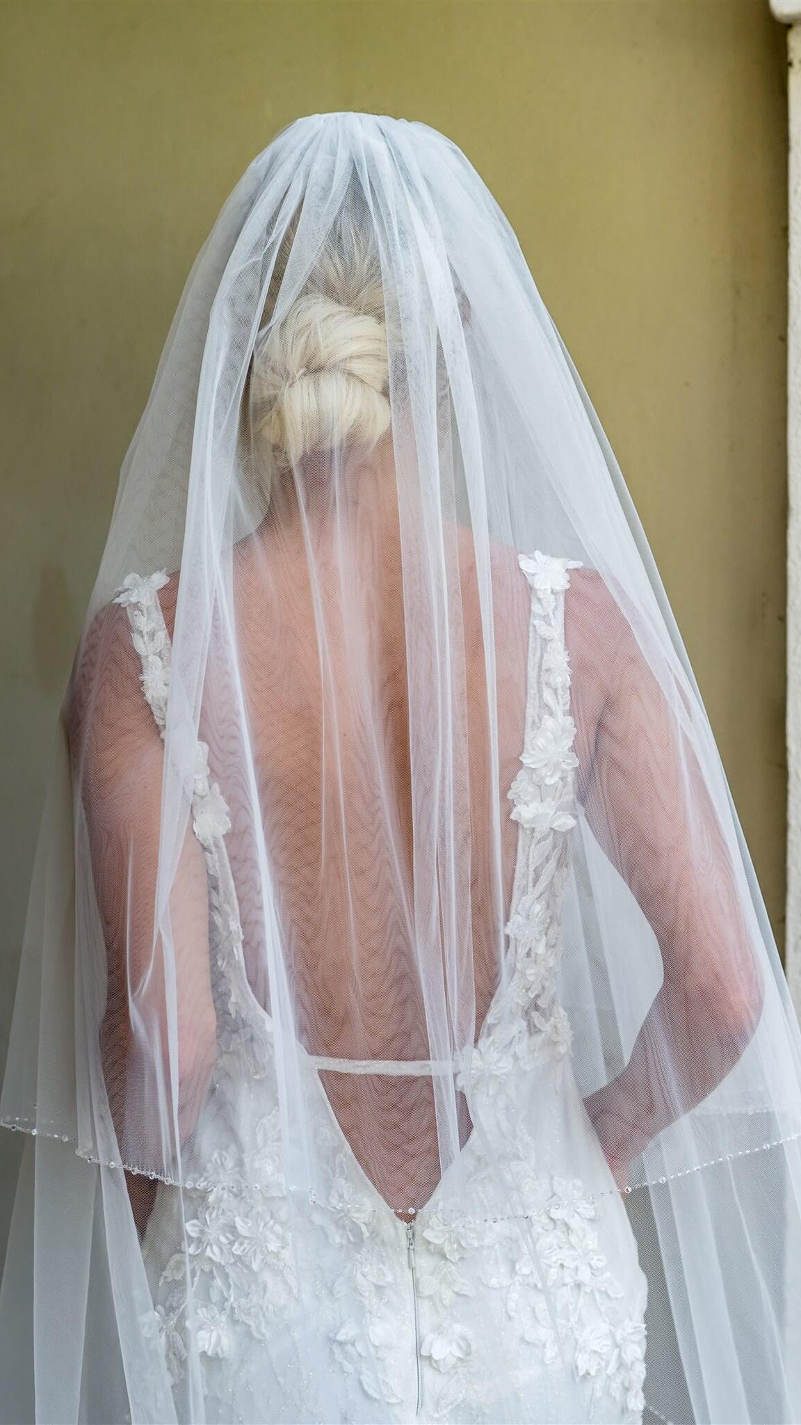 Pippa 98 inch 2 tier veil