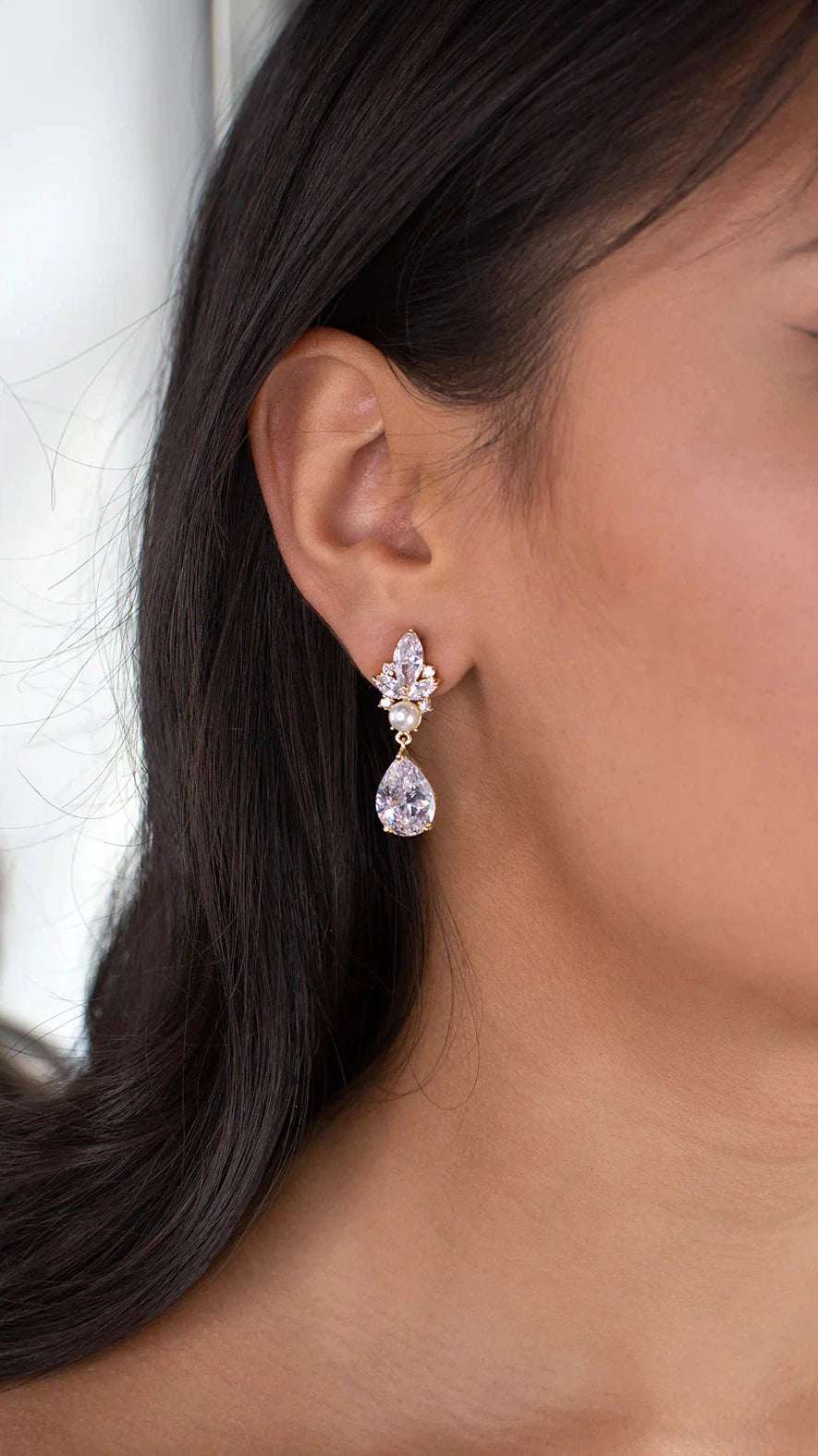 Elsa Crystal Earring
