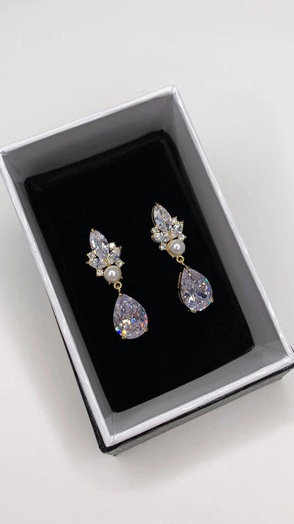 Elsa Crystal Earring