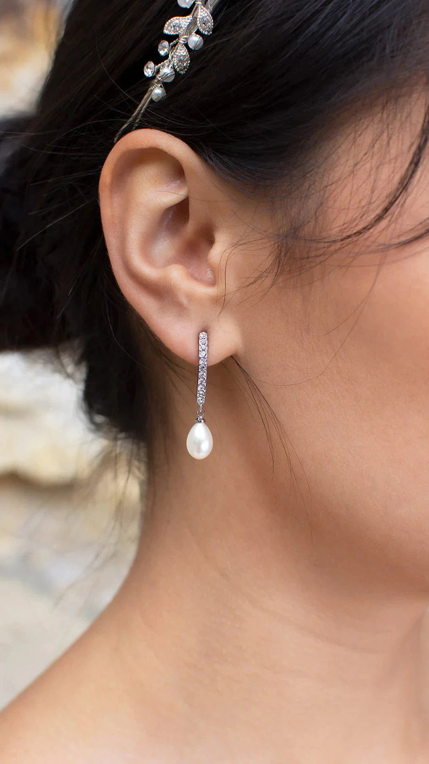 Audelia Long Drop Earring