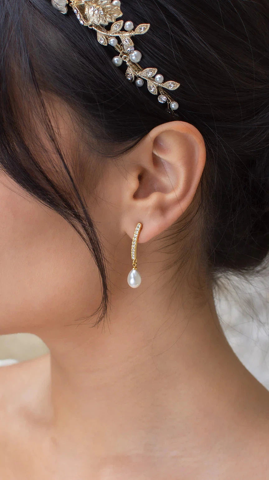 Audelia Long Drop Earring