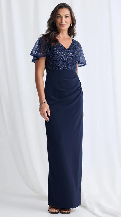Joyce Beaded Pencil Dress