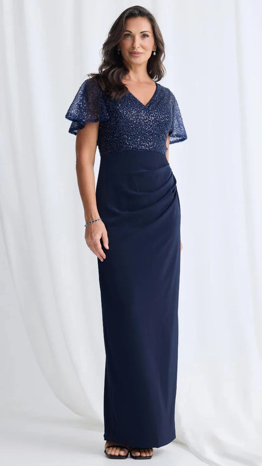 Joyce Beaded Pencil Dress