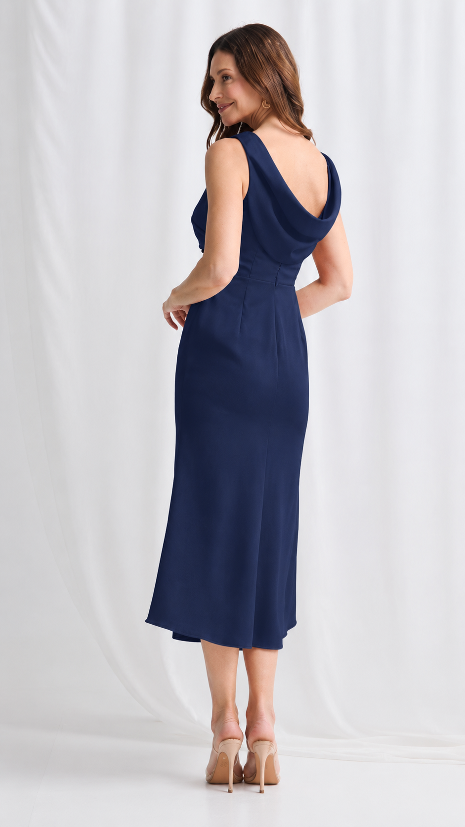 Trellis Lane Alison Satin Midi