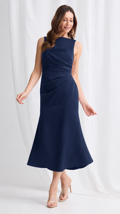 Trellis Lane Alison Satin Midi