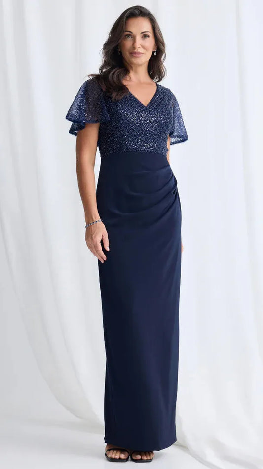Joyce Beaded Pencil Dress