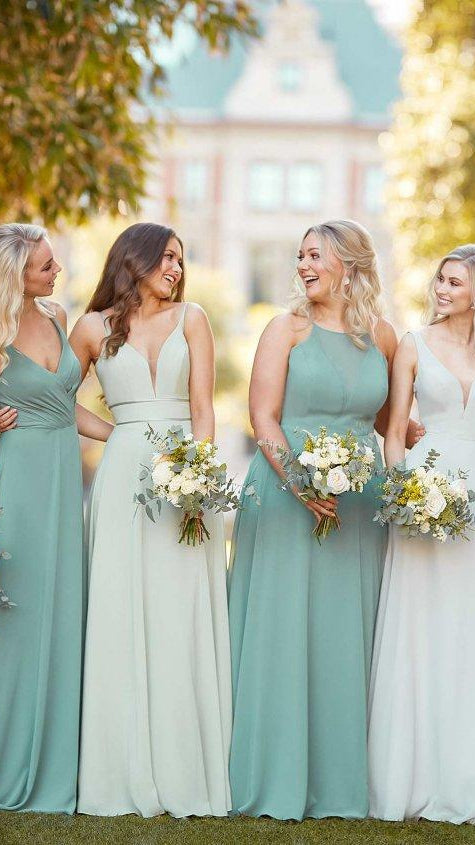 Sorella Vita 9306 Bridesmaid Dress with Double Banded Waist – South Coast Brides