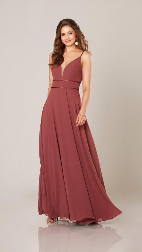 Sorella Vita 9306 Bridesmaid Dress with Double Banded Waist