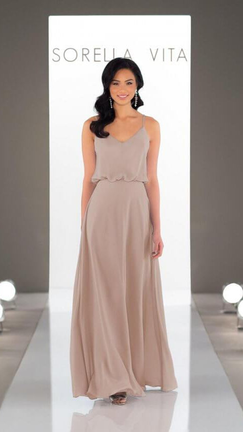 Strappy Boho Bridesmaid Dress 9132