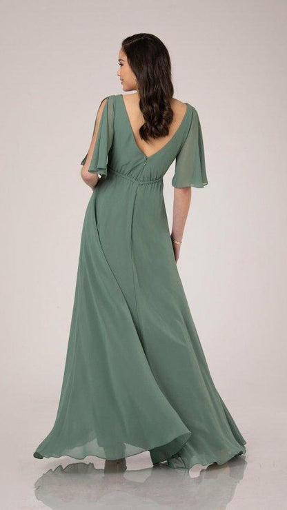 Sorella Vita 9422 Maternity-Friendly Classic Bridesmaid Dress with 3/4 Sleeves