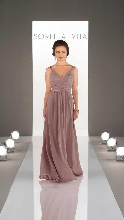 Sorella Vita 8614 V Neck Bridesmaid Dress