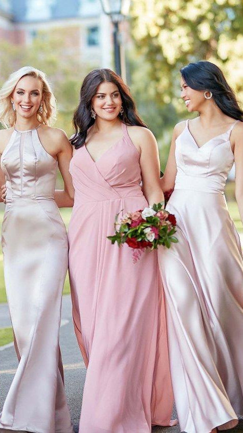 Sassy Bridesmaid Dress with Halter Neckline Sorella Vita 9224