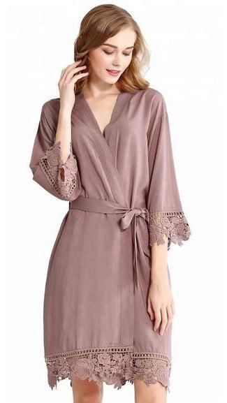 Mauve Bridal Party Bridesmaid Robe