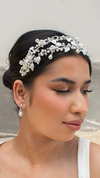 Betty Pearl Navette Drop Earring