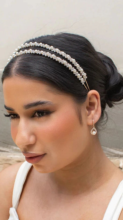 Genevieve Double Row Headband