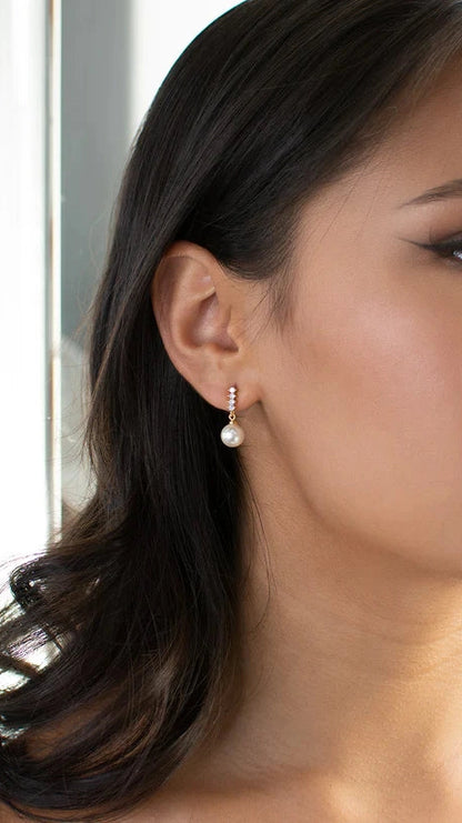Colette Small Pearl Drop Earring