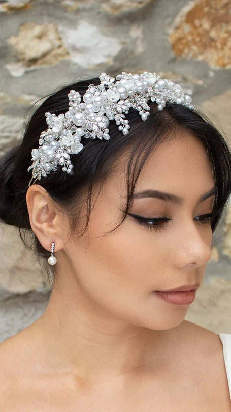 Suzanna Wide Pearl Headband