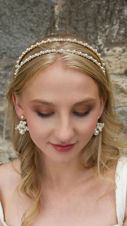Genevieve Double Row Headband