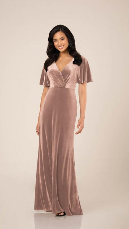 Sorella Vita 9658 Velvet Bridesmaid Dress