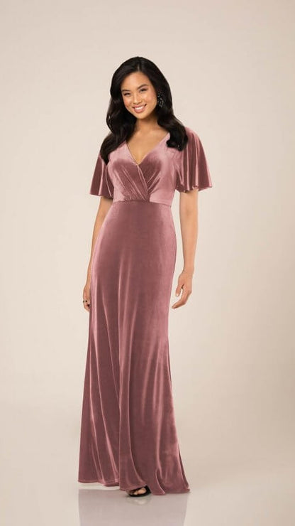 Sorella Vita 9658 Velvet Bridesmaid Dress