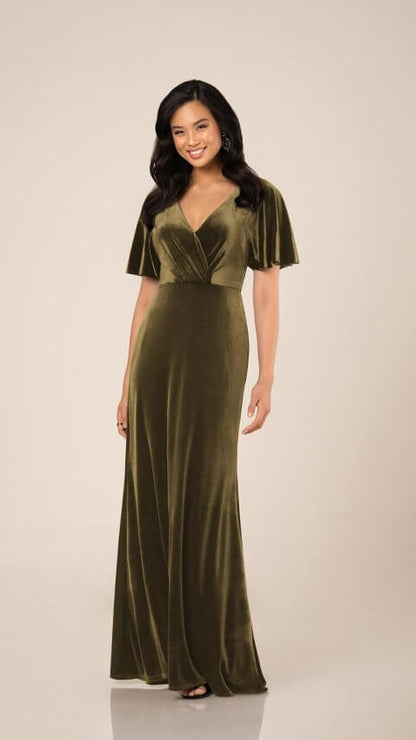 Sorella Vita 9658 Velvet Bridesmaid Dress