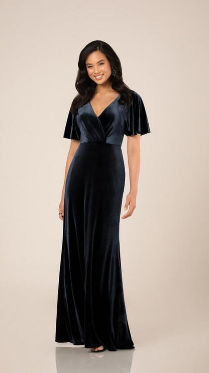 Sorella Vita 9658 Velvet Bridesmaid Dress