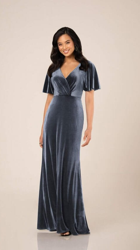 Sorella Vita 9658 Velvet Bridesmaid Dress