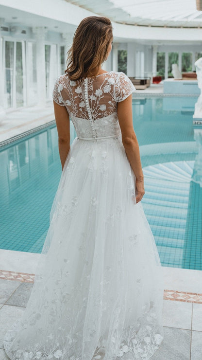 Tania Olsen Salvador TC367 Detachable Bridal Top